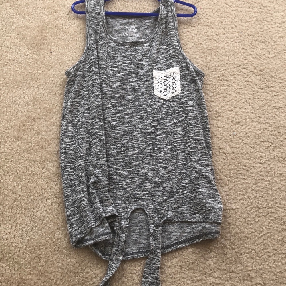 Justice cropped tank top